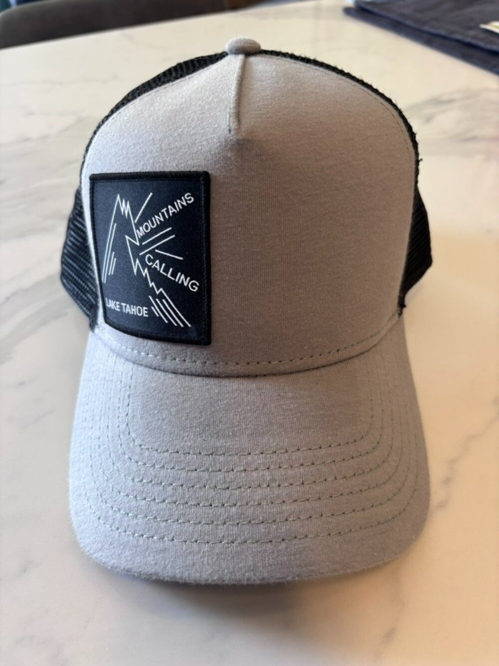 Lake Tahoe Mountain Calling Trucker Hat